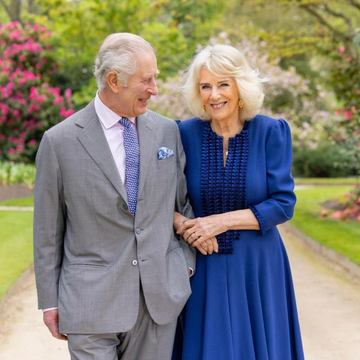 a man and a woman standing together