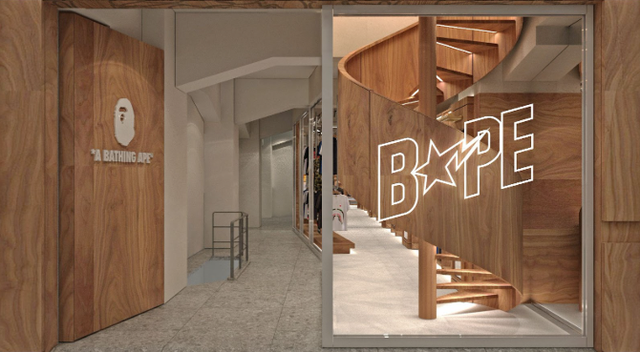 銀座　ape✖️キティ ア ベイシング エイプ」が銀座エリア初の路面店をオープン