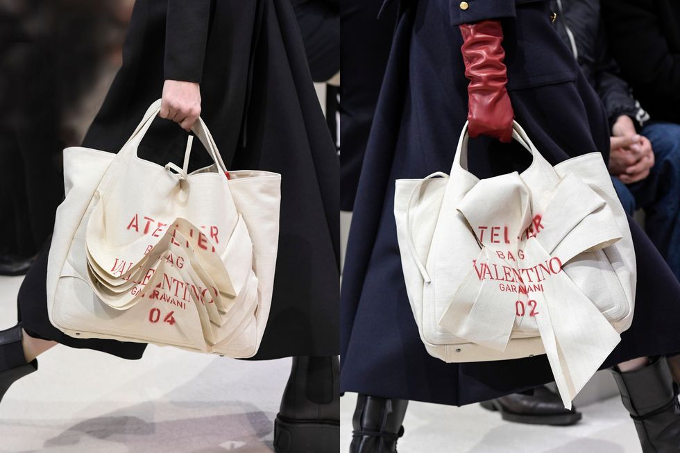 【巴黎時裝週】Valentino 2020 秋冬大秀推出 Garavani Atelier 層次感手袋。