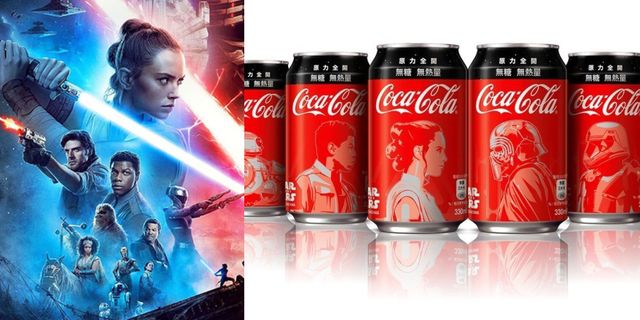 可口可樂推出「星際大戰」限量外包裝！芮、忍武士、BB8等經典角色現身可口可樂瓶身