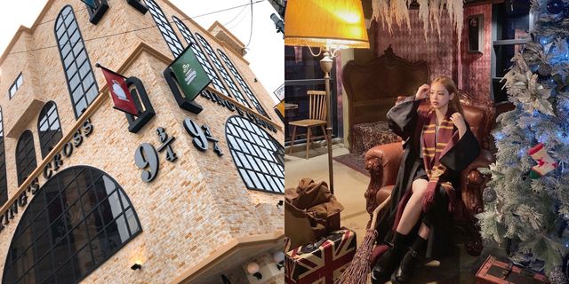 韓國首爾最新「哈利波特咖啡廳」還原電影場景！打造國王十字車站、魔杖商店，晚上還是英倫酒吧