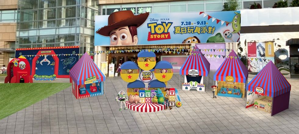 統一時代百貨高雄店《玩具總動員》夏日玩具派對主題店728登場