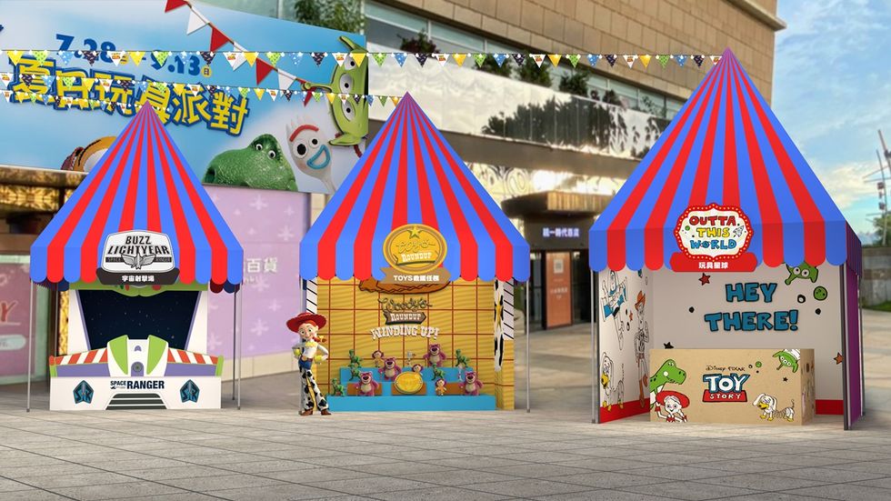 統一時代百貨高雄店《玩具總動員》夏日玩具派對主題店728登場