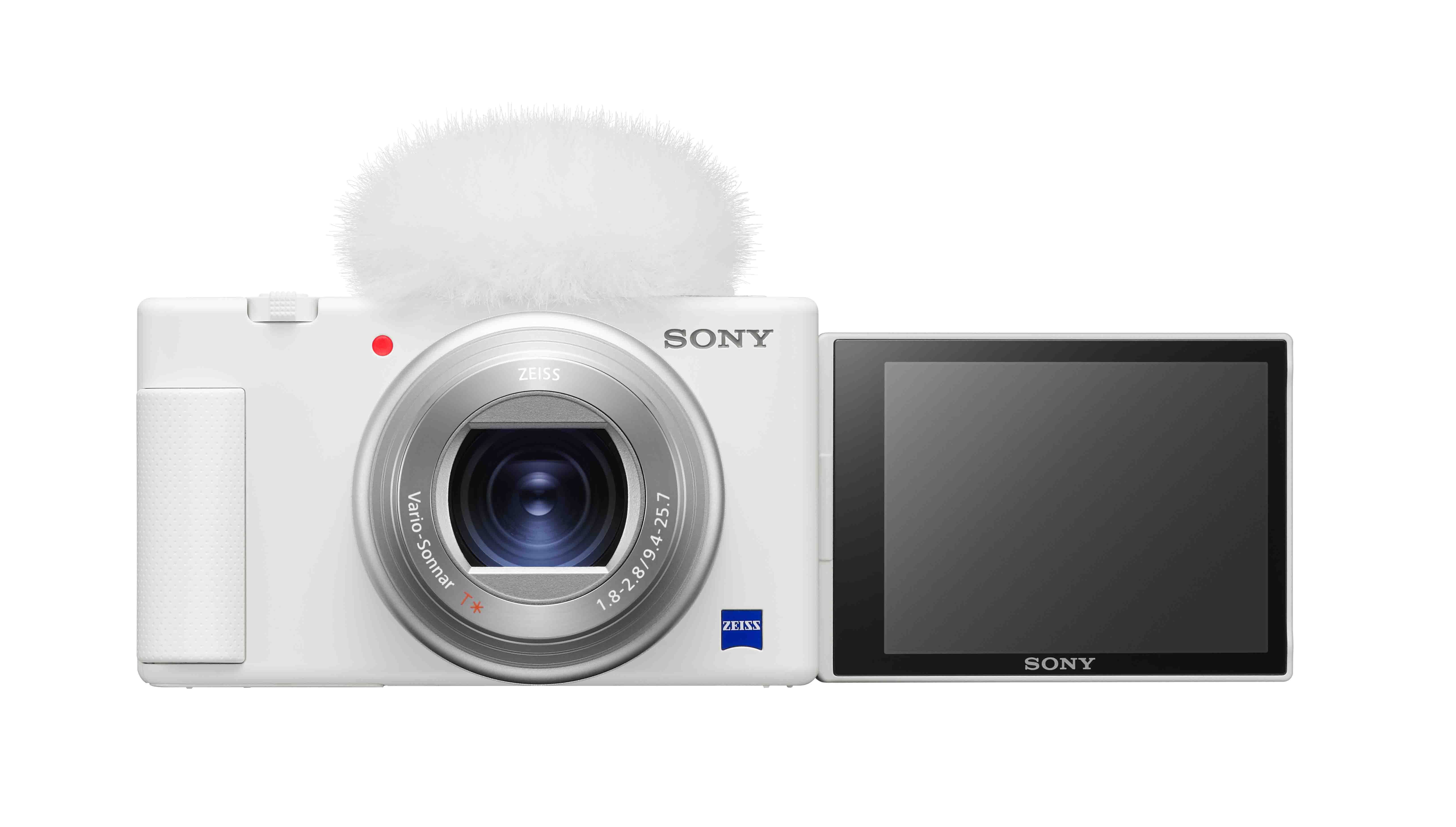 SONY ZV-1 推出晨曦白色！史上最熱賣Vlog相機5大亮點，內附白色毛毛麥克風