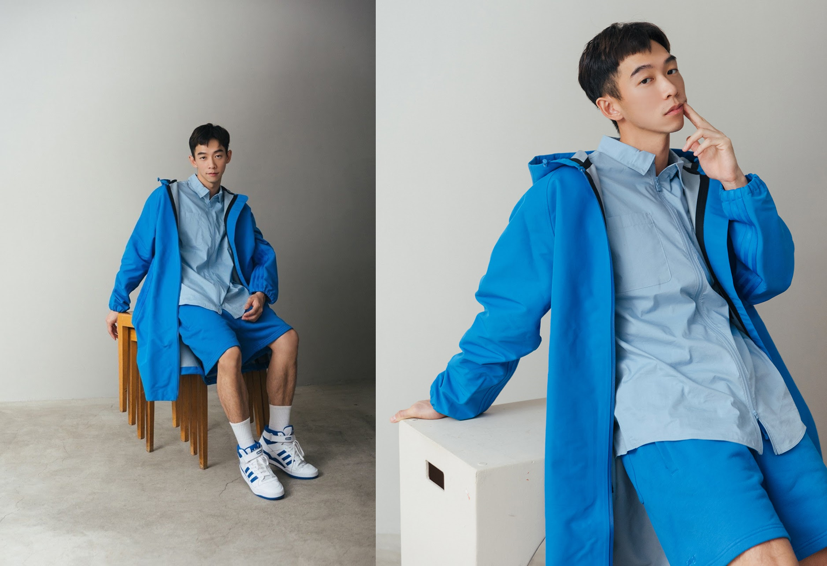 adidas Originals 以藍之名Blue Version限定系列原創藍鼓動郭源元