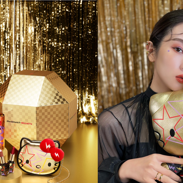 植村秀 x hello kitty 聯名彩妝系列 最時尚的搖滾潮趴！