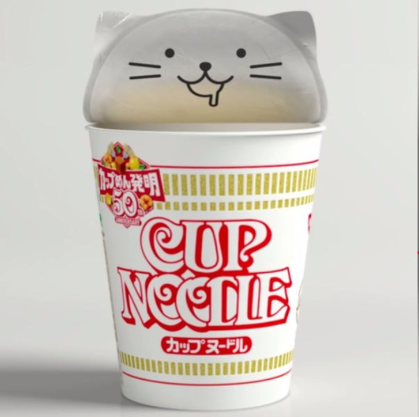 日本日清泡麵推出包裝改版設計！新款貓耳杯蓋目標解決每年33噸塑膠浪費