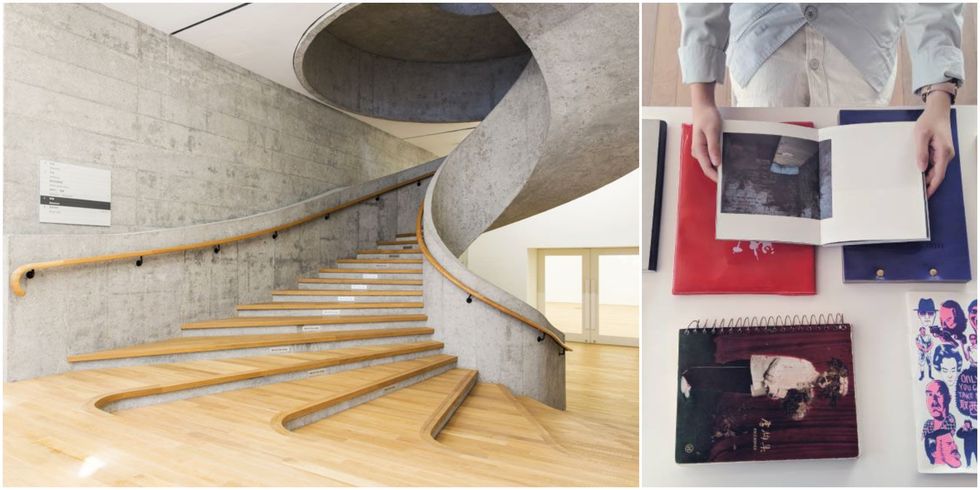 Stairs, Floor, Interior design, Architecture, Design, Spiral, Room, Flooring, Table, Wood, 