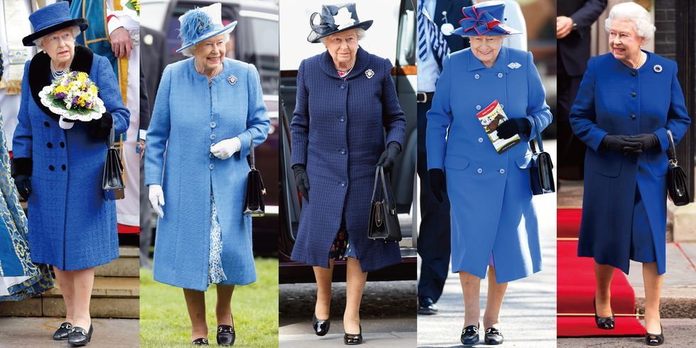 英國女王伊麗莎白二世經典藍穿搭一次看