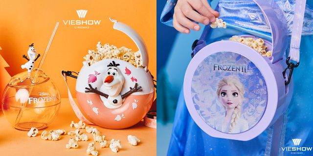 《冰雪奇緣2》周邊商品威秀影城全球獨賣！推出雪寶造型爆米花桶、艾莎冰雪公主電影套餐