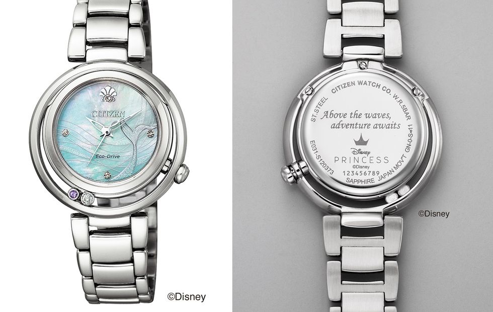 以《小美人魚》愛麗兒為主題的腕錶em082056n／nt$23,800