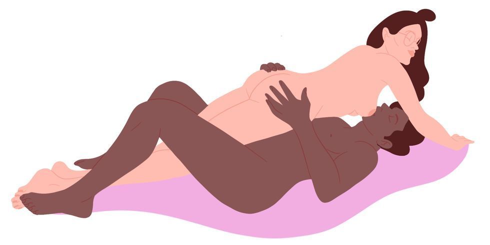 胸部性愛體位 床上平板式