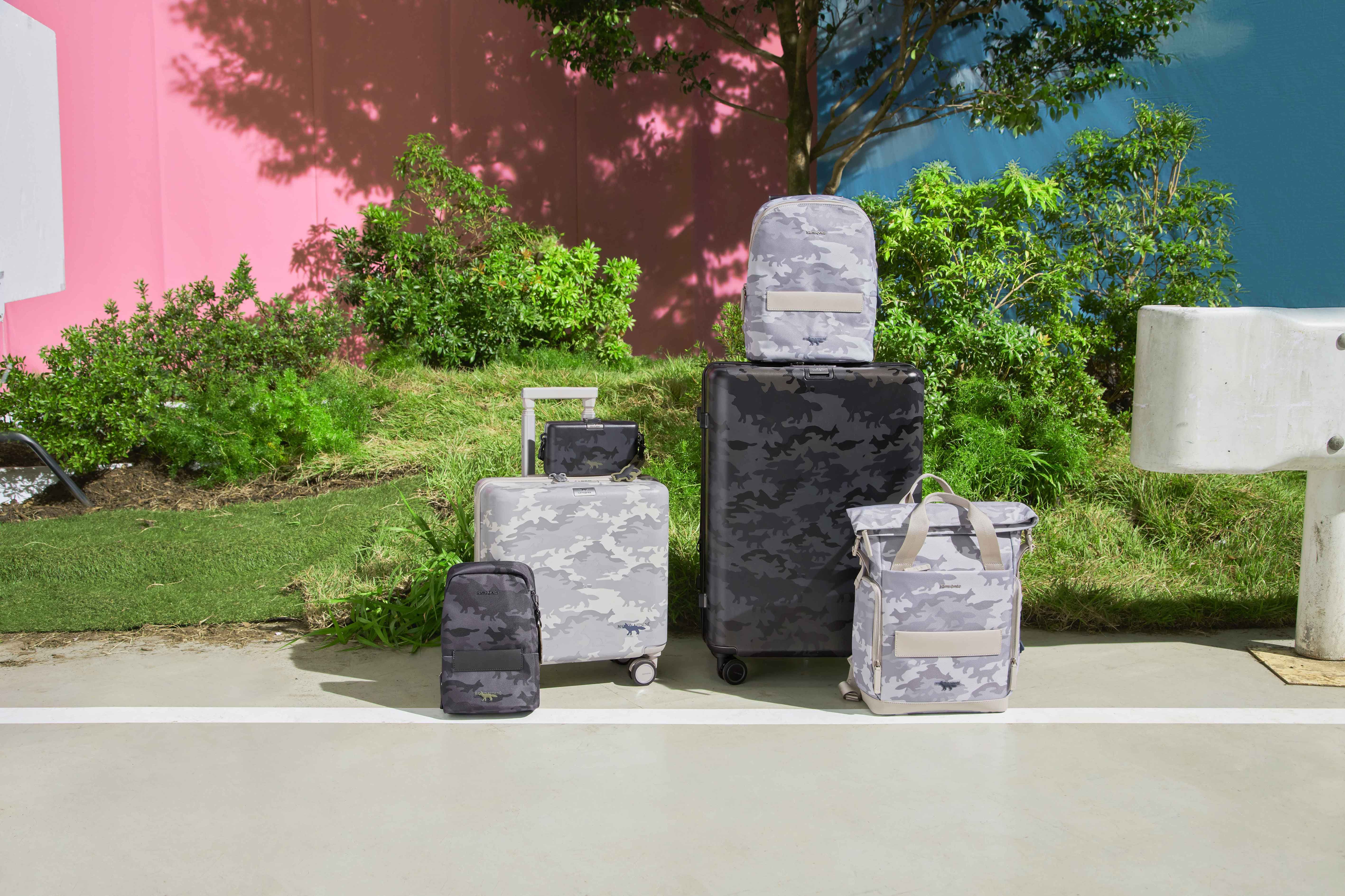 Maison Kitsuné X Samsonite驚喜聯名！推出限量小狐狸行李箱、包
