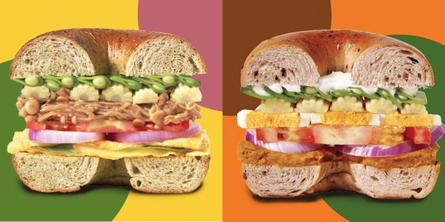好丘》推出「溫沙拉系列」貝果，Ｑ彈貝果＋溫熱蔬食，咖哩南瓜、塔香野菇讓你一吃就上癮，上班族午餐新選擇！