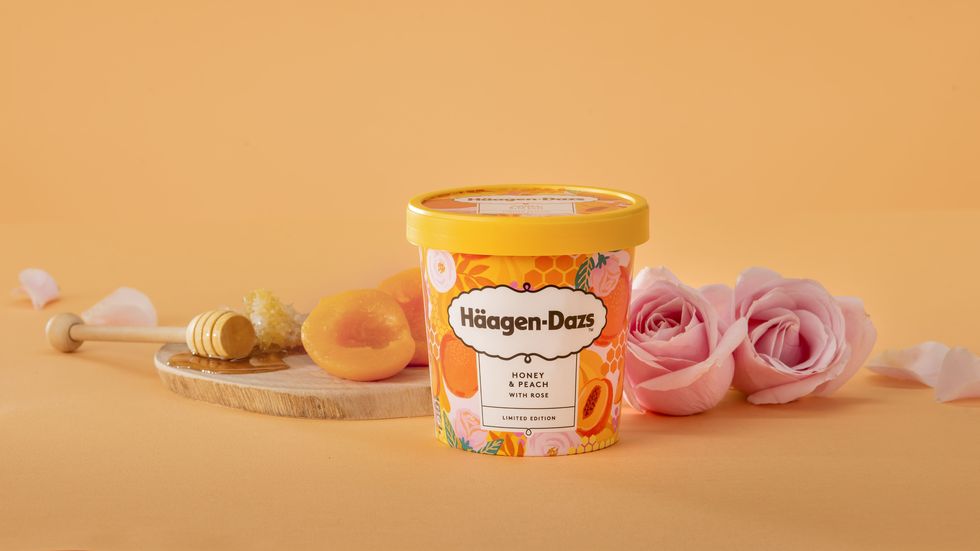 häagen dazs春季限定「蜂蜜系列冰淇淋」上市！攜手小蜜蜂爺爺推出「甜蜜蜂潮」禮盒