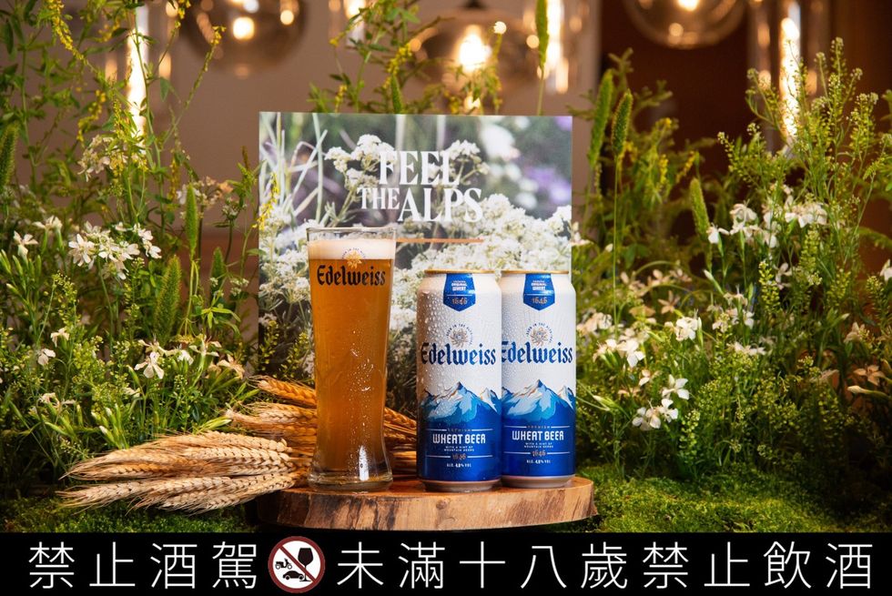 海尼根台灣edelweiss 艾德懷斯「小白花」頂級白啤酒