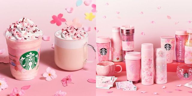 日本星巴克2020櫻花季即將開始！推出「櫻花牛奶布丁星冰樂」限定飲品＋質感櫻花周邊商品