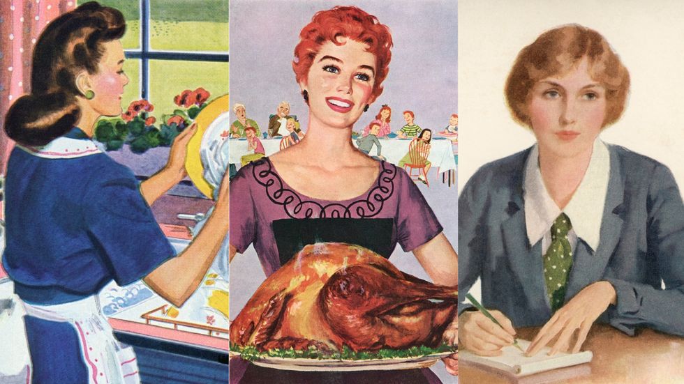 Thanksgiving dinner, Meal, Dish, Food, Recipe, Turducken, Cuisine, Art, Junk food, Meat, 