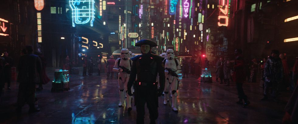 fifth brother sung kang and stormtroopers in lucasfilm's obi wan kenobi, exclusively on disney © 2022 lucasfilm ltd  ™ all rights reserved
