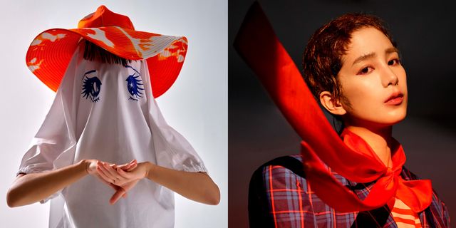 金鐘影后温貞菱穿著台灣設計師品牌服裝拍攝ELLE時尚大片