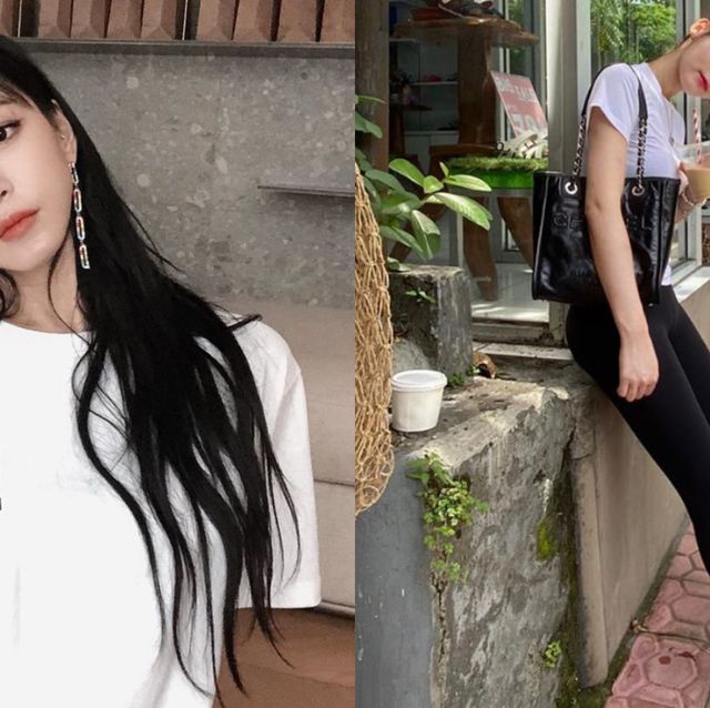 2020白t穿搭！韓國女星的「一週白t穿搭法」 整個星期用t恤輕鬆搞定外出造型