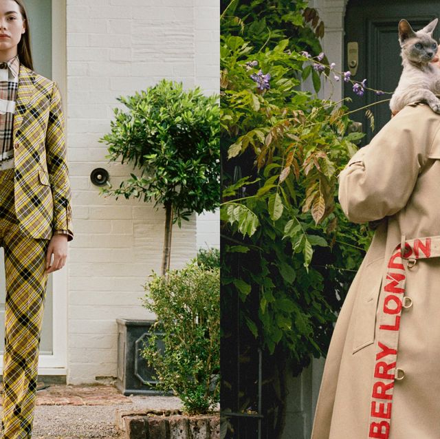 burberry 2021早春形象照找「同事」在倫敦家門口街拍 貓咪也入鏡太時髦
