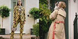 burberry 2021早春形象照找「同事」在倫敦家門口街拍 貓咪也入鏡太時髦