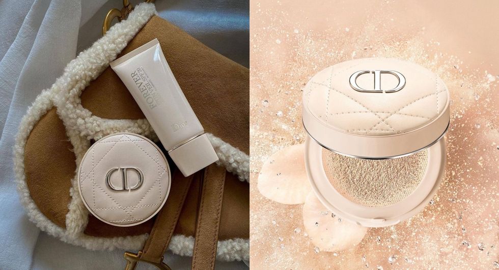 dior首度推出「氣墊蜜粉」全新妝前乳！完全是底妝隱形防護衣，不怕沾染白色衣服～