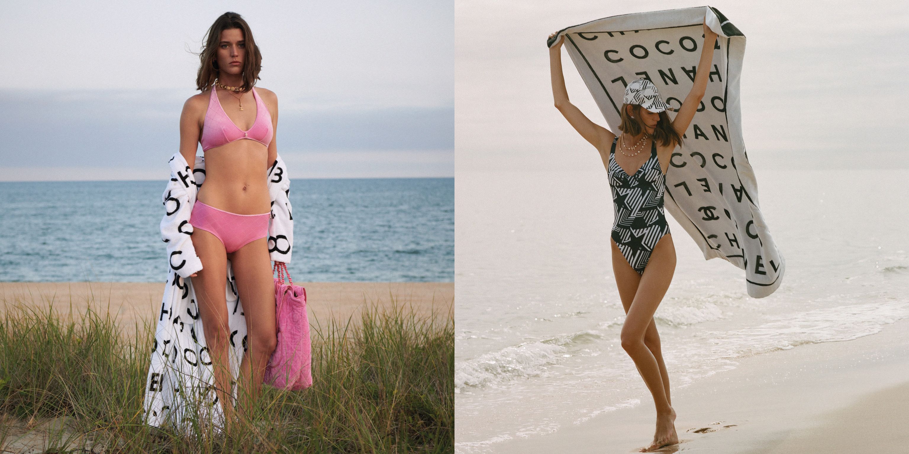 【ココビーチ、cocobeach 大人のビーチスタイル☆】CHANEL 水着 コレクション CHANEL 2025年 ココ ビーチ コレクション - ルック