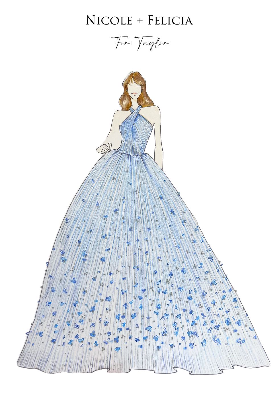 泰勒絲taylor swift演唱會造型禮服來自台灣設計婚紗禮服品牌nicole felicia