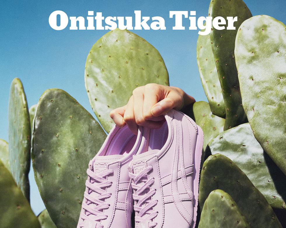 onitsuka tiger這雙球鞋竟然是仙人掌做的！經典mexico運動鞋款換上純素鞋面，夢幻粉彩色太欠收