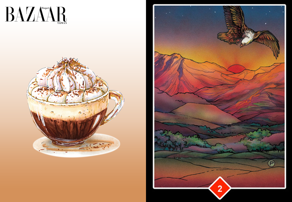 Illustration, Drink, Art, Coffee, Graphics, Cup, Dessert, 
