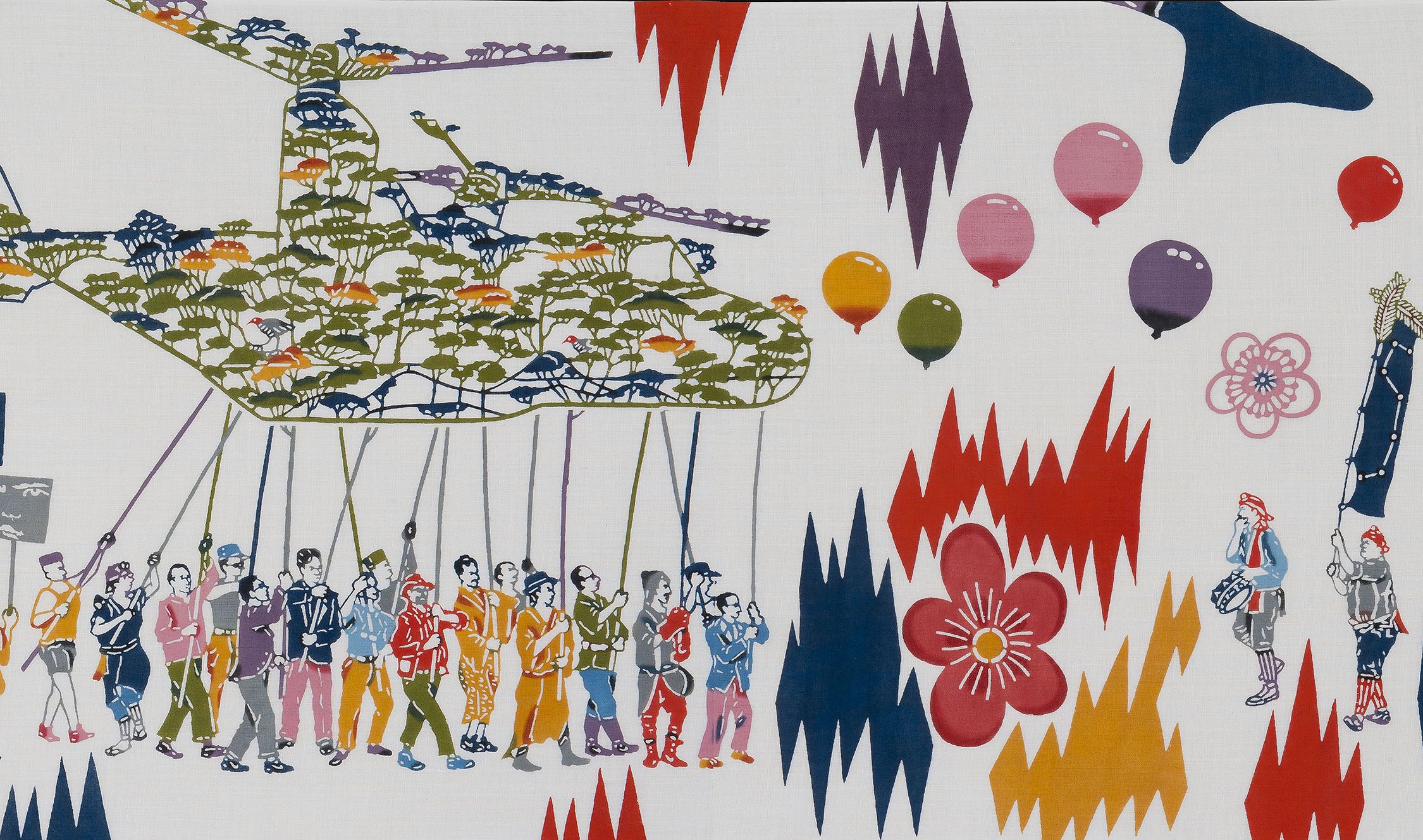 沖縄復帰50年企画・照屋勇賢さんの展覧会が6月26日まで「な