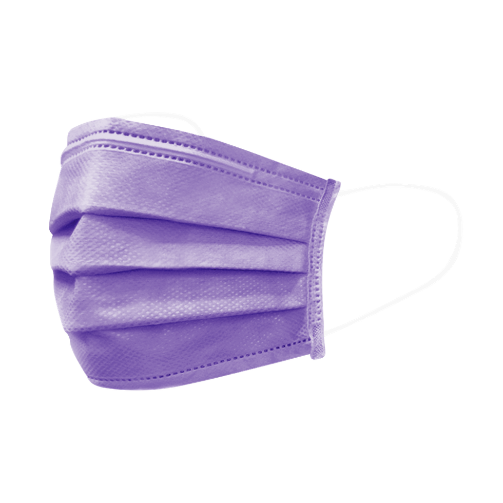 紫色的口罩