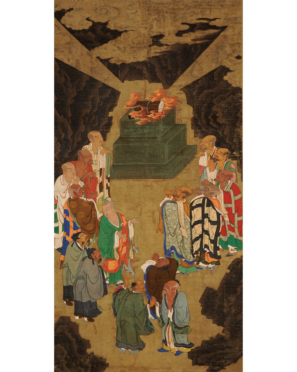 絵画 京都東寺 油絵 肉筆画 （128th KOGIRE-KAI AUCTION CATALOG