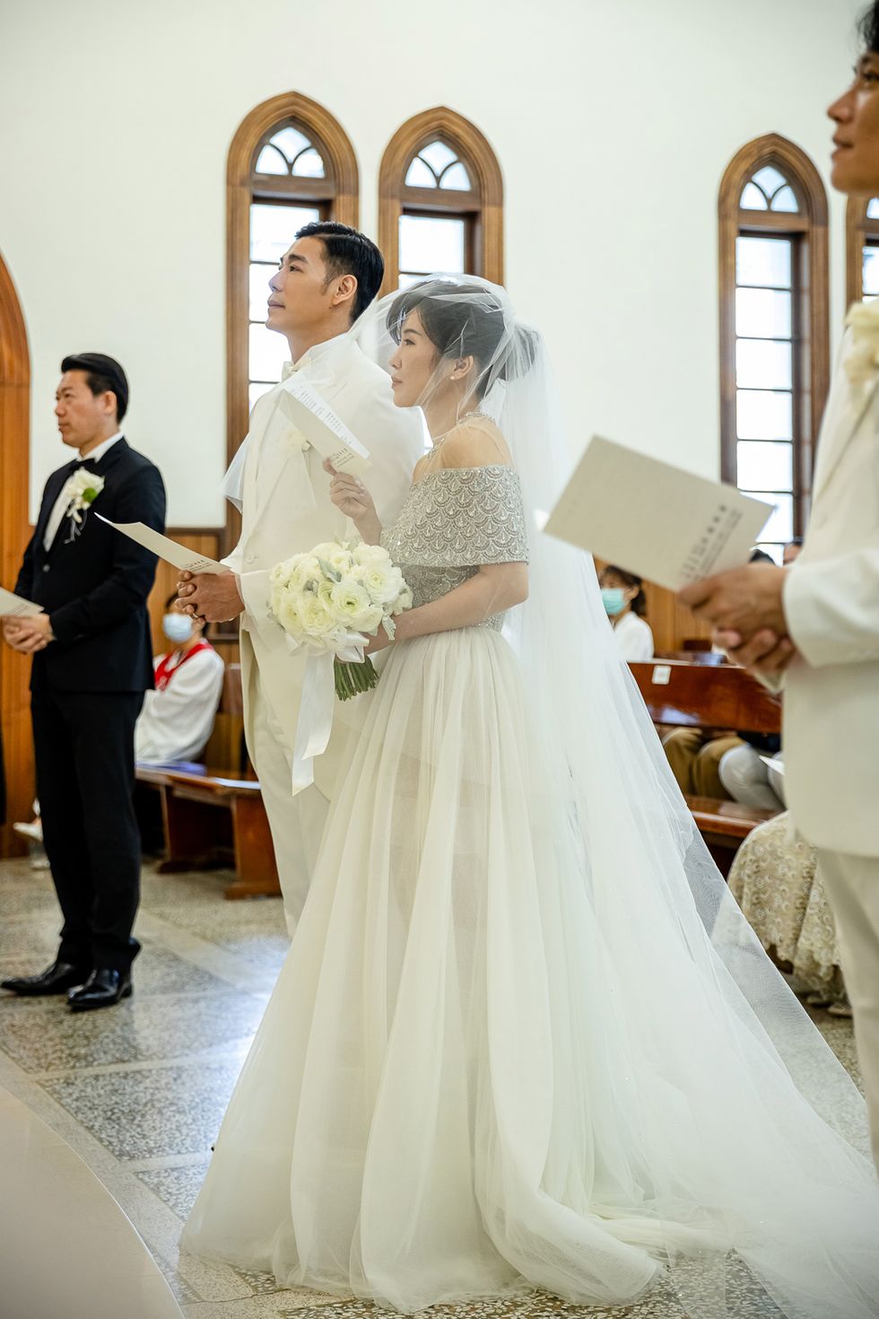 舞蹈藝術家kimiko與王家玄教授屏東百年教堂幸福完婚