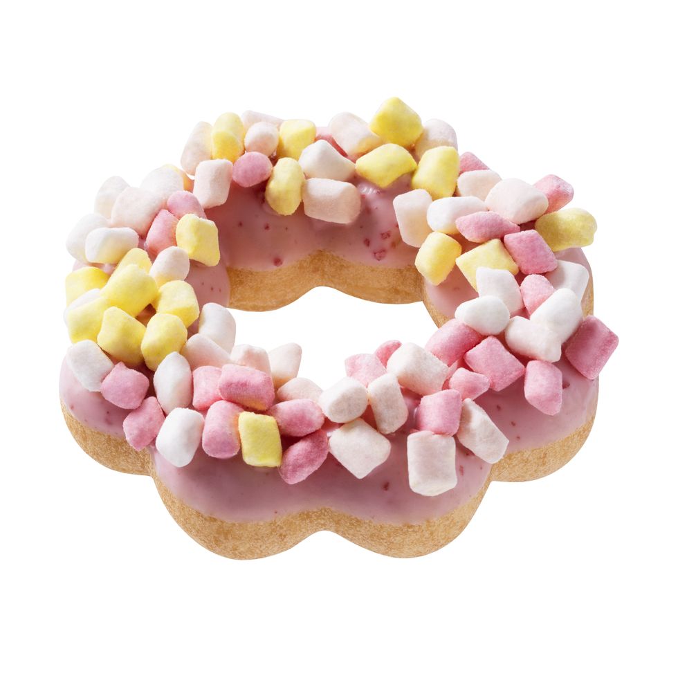 Sweetness, Food, Marshmallow, Pink, Confectionery, Cuisine, Sweethearts, Baked goods, Dolly mixture, Doughnut, 