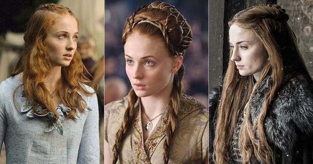 蘇菲特納, Sophie Turner, season8, 冰與火之歌, 權力遊戲, 第八季, 美劇, 造型, 髮型,HBO