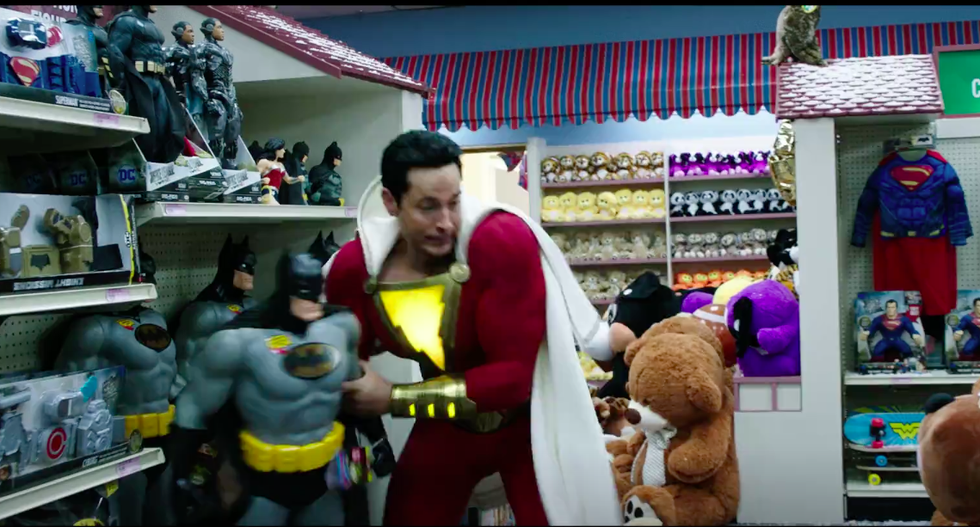 Superhero, Fictional character, Action figure, Toy, Costume, Supermarket, 