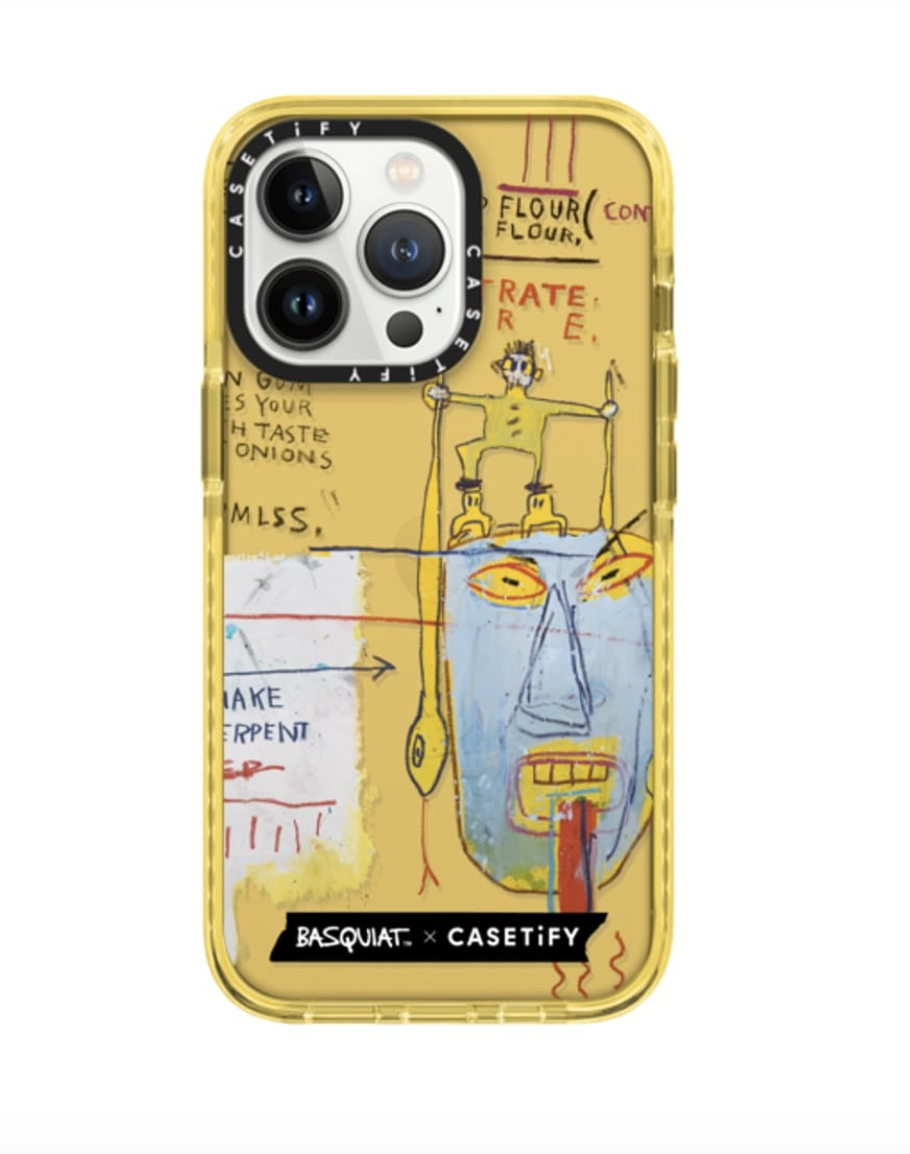 basquiat x casetify聯名系列 《onion gum》強悍防摔iphone 13 pro手機殼