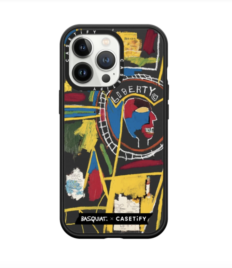 basquiat x casetify聯名系列《liberty》 強悍防摔iphone 13 pro手機殼