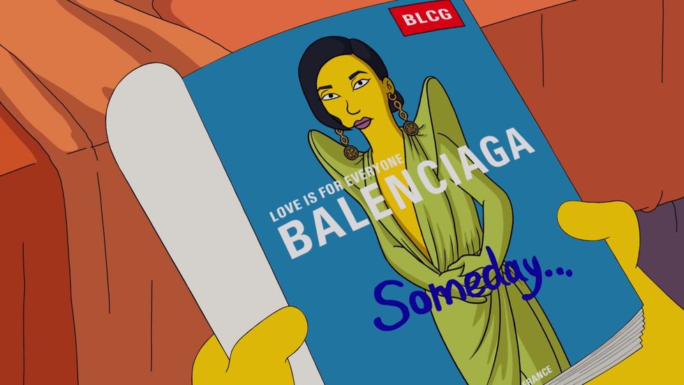 《辛普森家庭》為balenciaga走秀？！balenciaga 2022春夏系列上演「假紅毯，真首映」