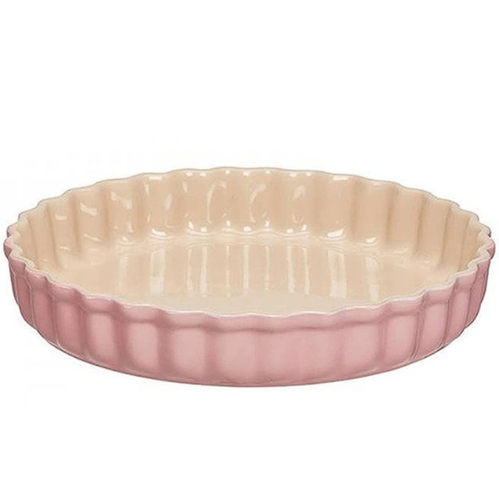 Pink, Bread pan, Tart, Pastry, Oval, Quiche, Baked goods, Beige, Baking cup, Cuisine, 