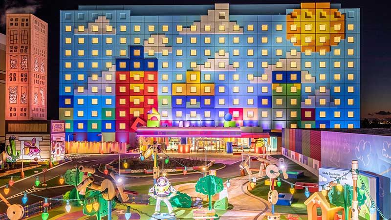 東京迪士尼「玩具總動員主題飯店」