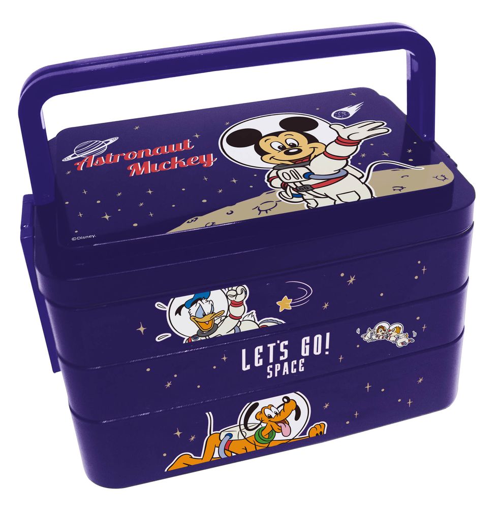 漫遊太空迪士尼手提三層餐盒