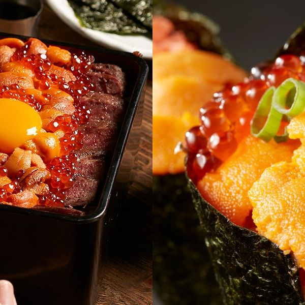 《開丼》海膽三吃「北海道三倍爆膽王丼 」，還能做成手捲、燒肉壽司