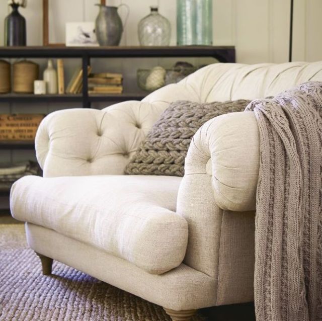 cream armchair covers