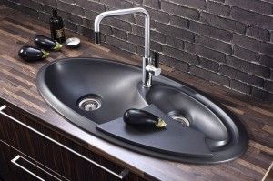 Plumbing fixture, Property, Tap, Sink, Wall, Bathroom sink, Plumbing, Black, Kitchen sink, Grey, 