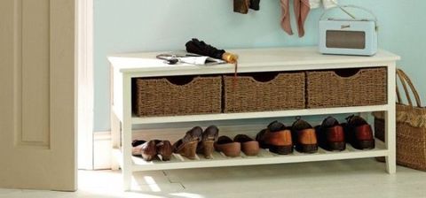 Room, Tan, Natural material, Collection, Shelving, Cone, 