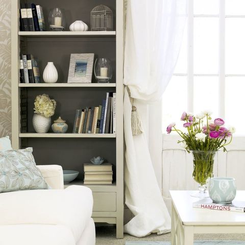Blue, Room, Interior design, Furniture, Shelf, White, Shelving, Home, Wall, Interior design, 